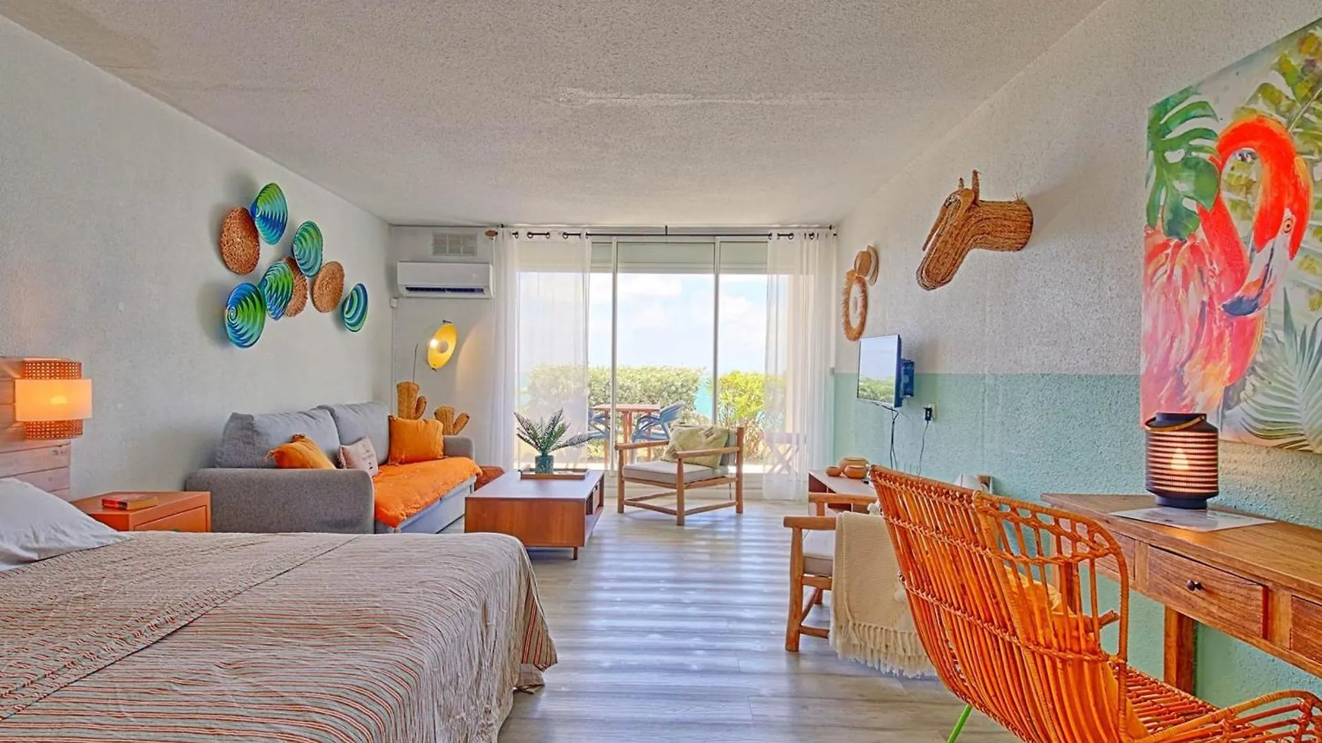 Studio Spacieux A Baie Orientale Avec Piscine Et Parking - Fr-1-734-31 Cul de Sac 0*,
